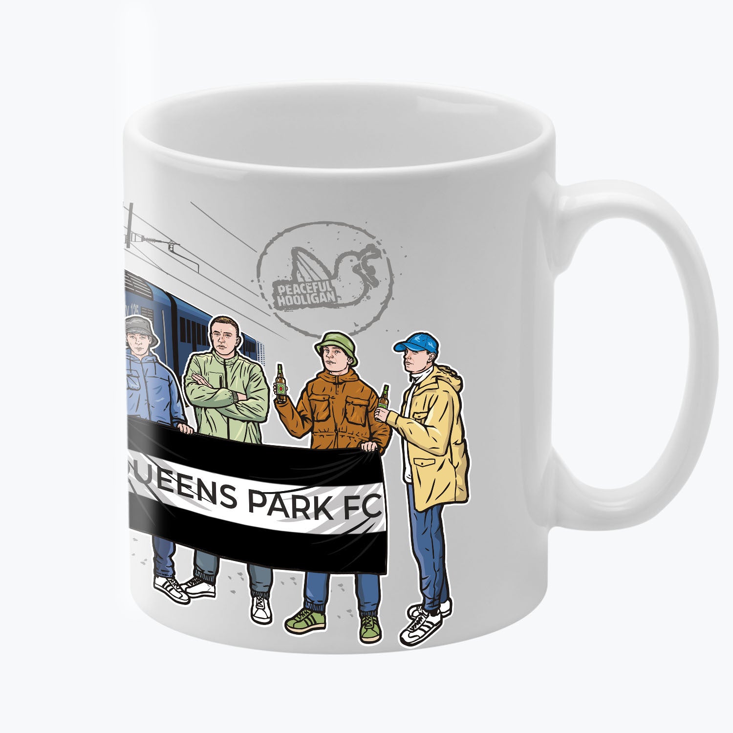 Queens Park FC Excursions Mug White