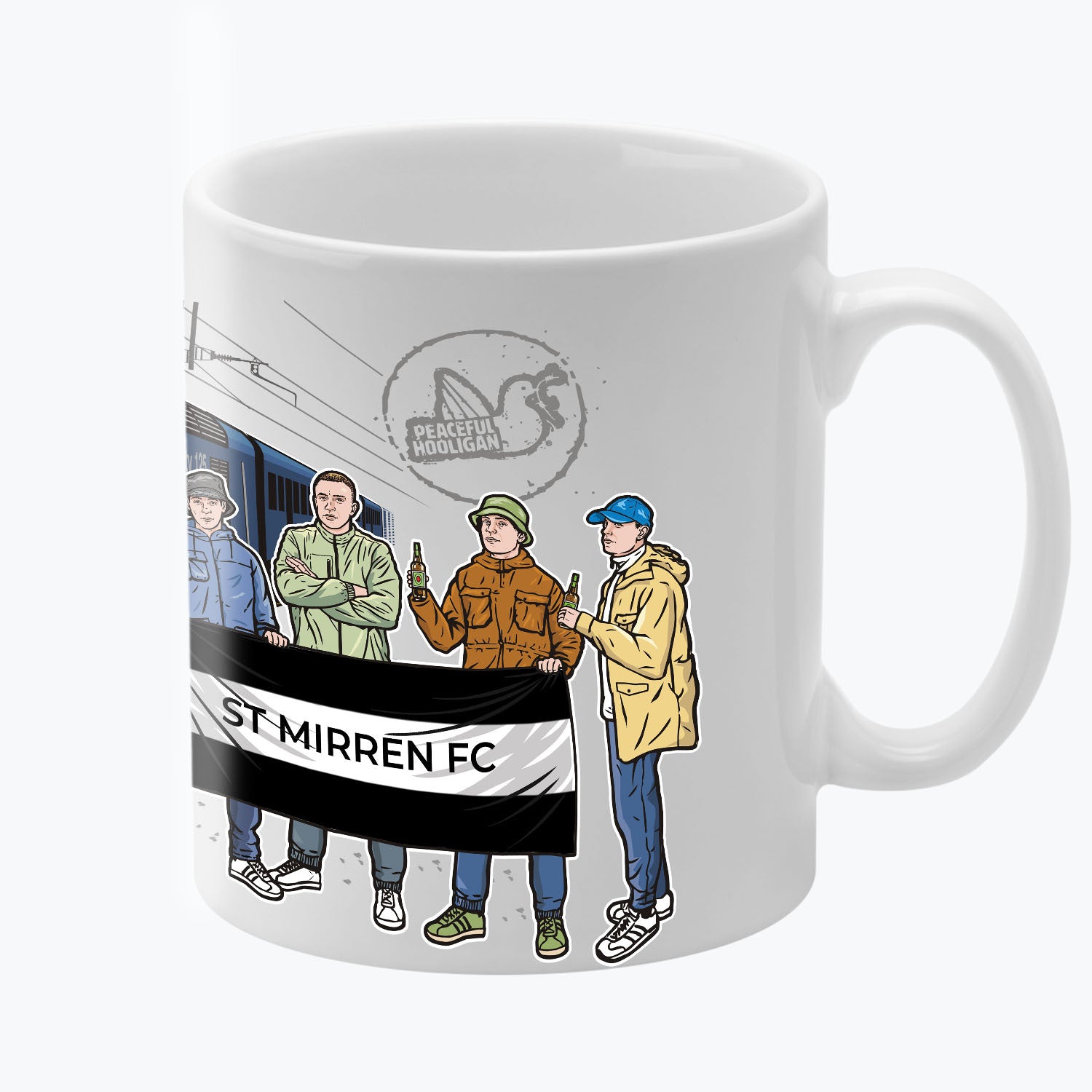 St Mirren FC Excursions Mug White