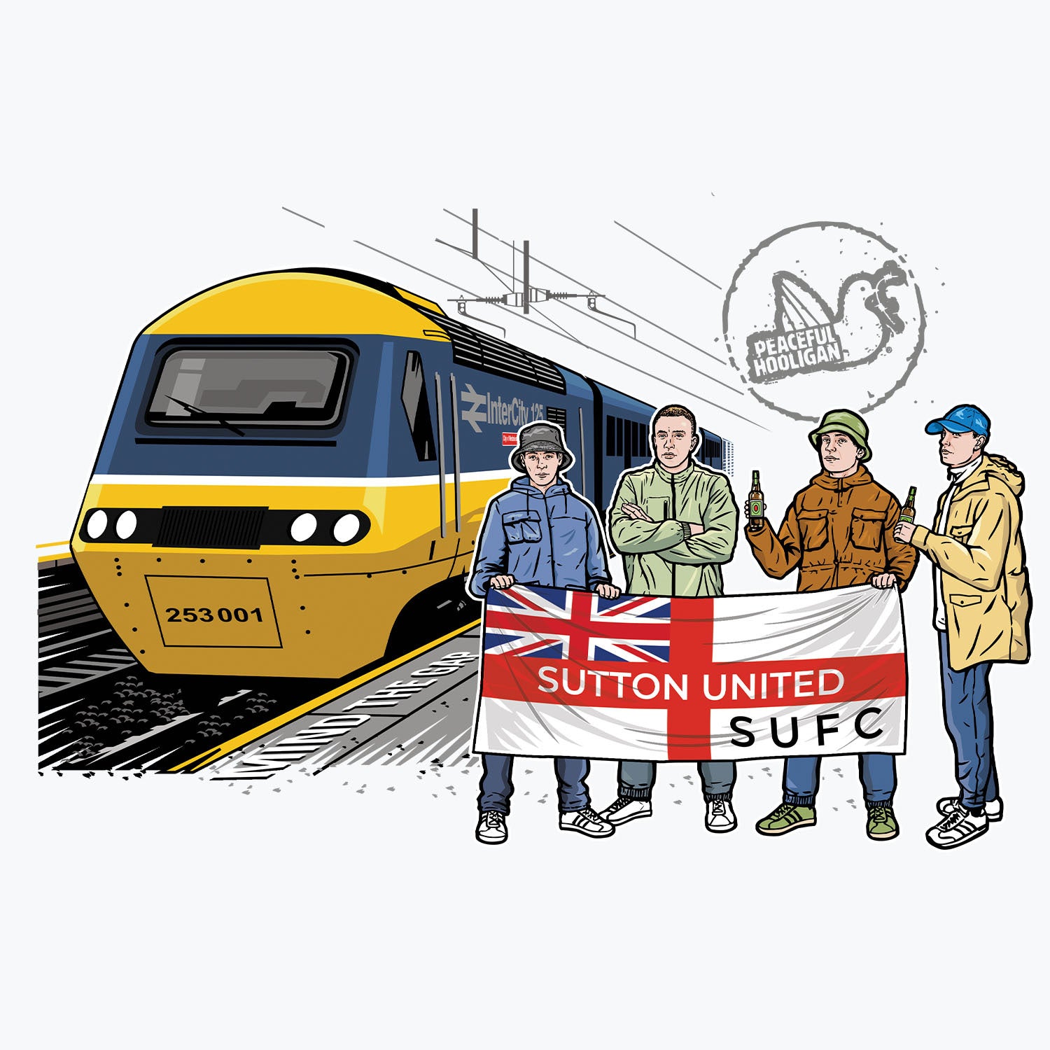 Sutton United Excursions Mug White