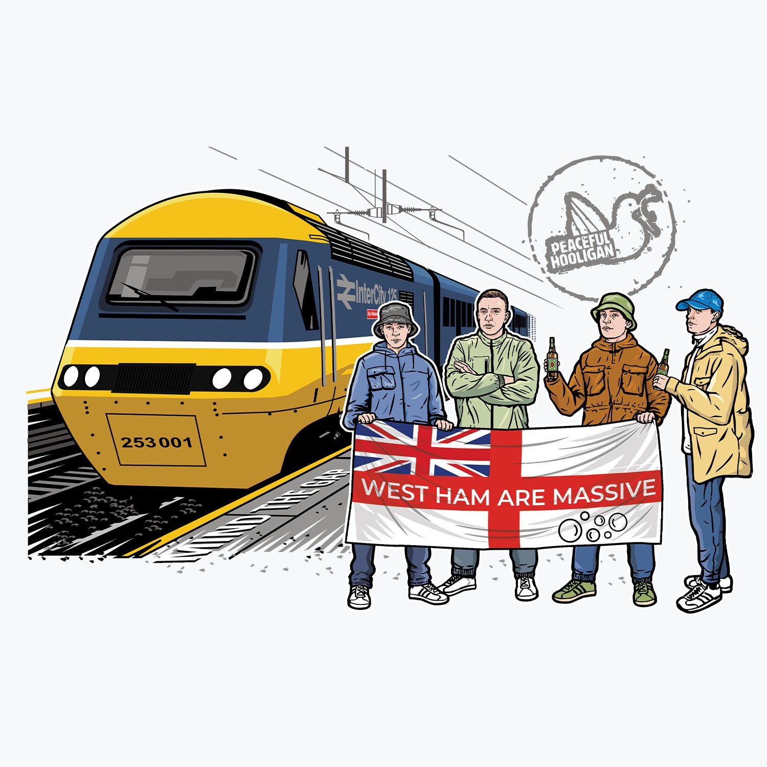 West Ham Are Massive Excursions Mug White