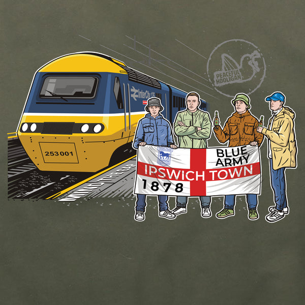 Ipswich Town Excursions Hoodie Olive