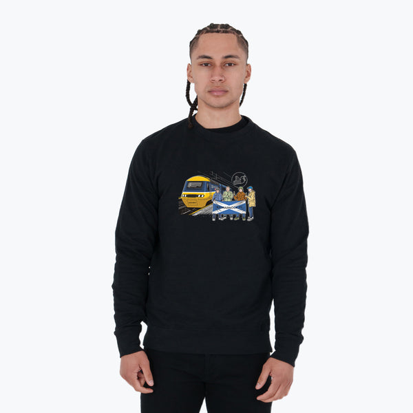 Kilmarnock Excursions Sweatshirt Black - Peaceful Hooligan 