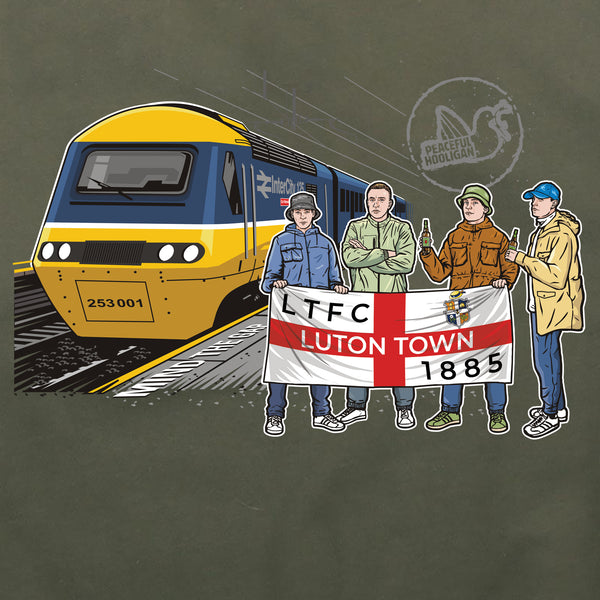 Luton Town Excursions Hoodie Olive