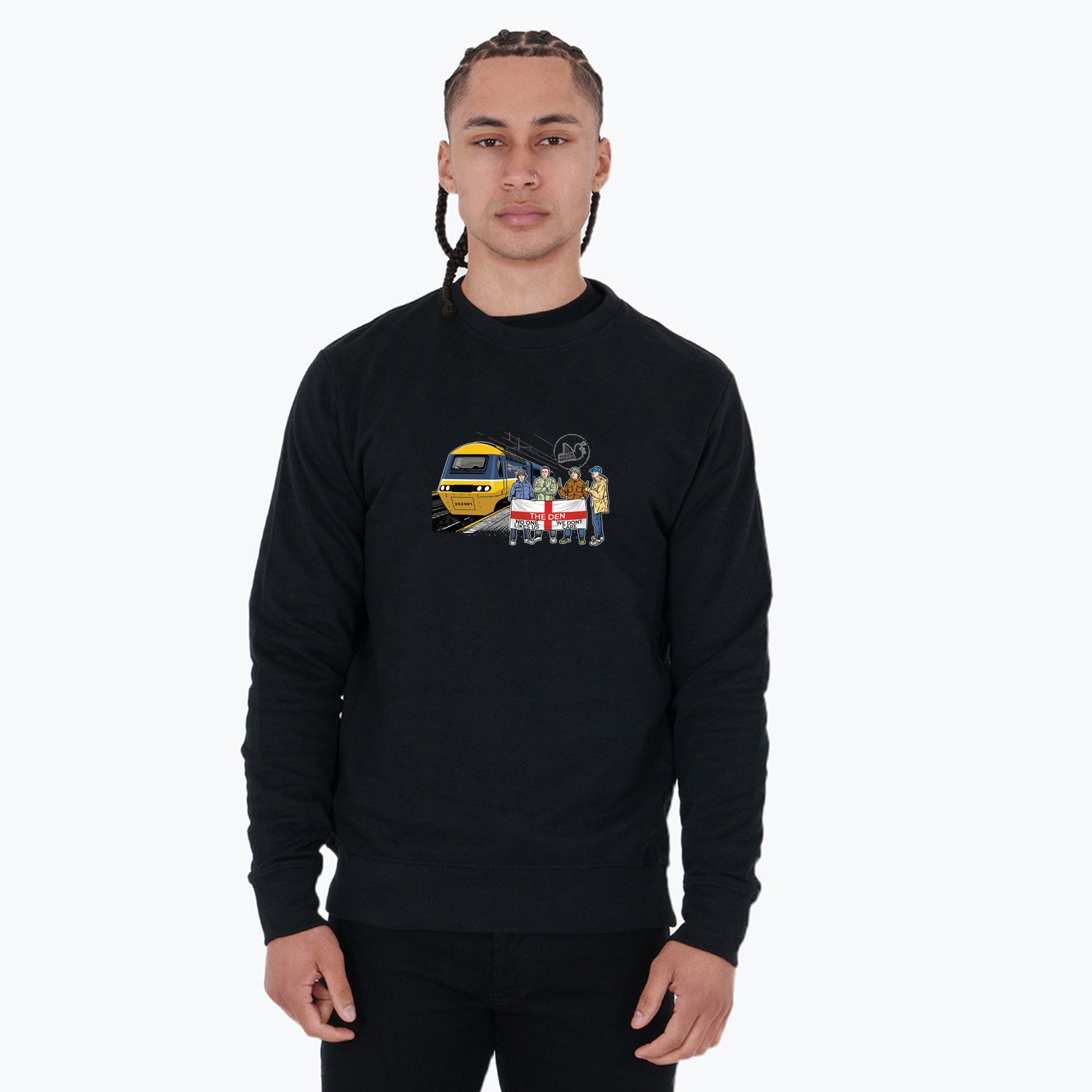 The Den Excursions Sweatshirt Black - Peaceful Hooligan 