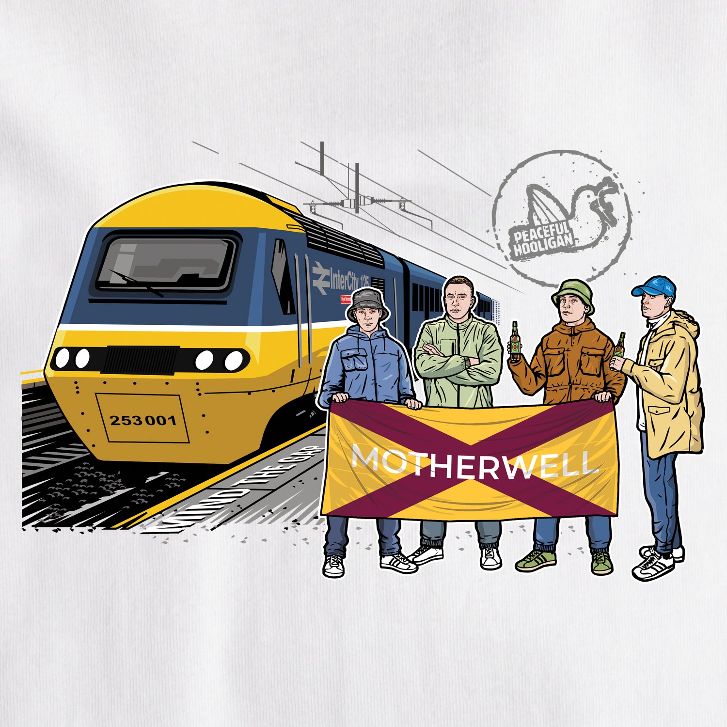 Motherwell Excursions T-Shirt White