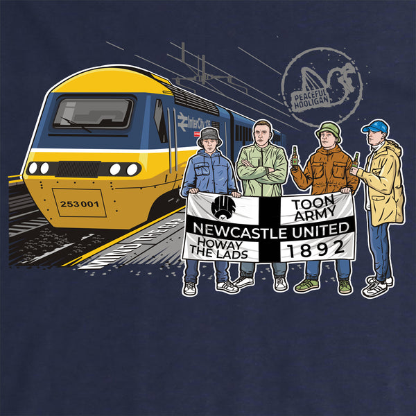 Howay The Lads Excursions Hoodie Navy