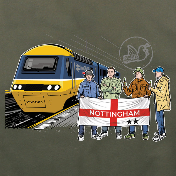 Nottingham Excursions Hoodie Olive