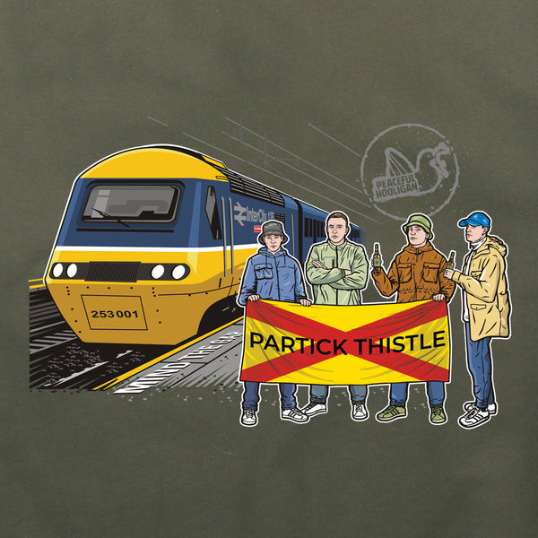 Partick Thistle Excursions Hoodie Olive