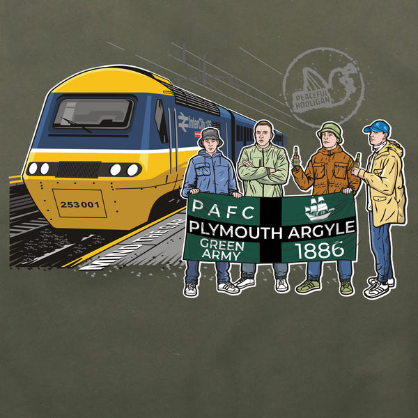 Plymouth Argyle Excursions Hoodie Olive