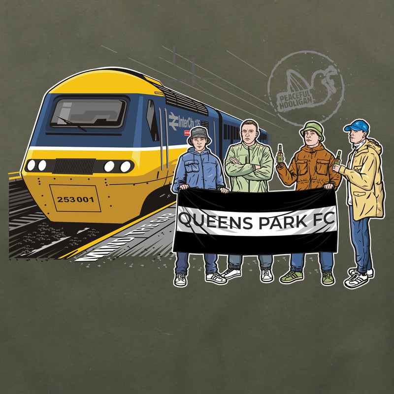 Queens Park FC Excursions Hoodie Olive