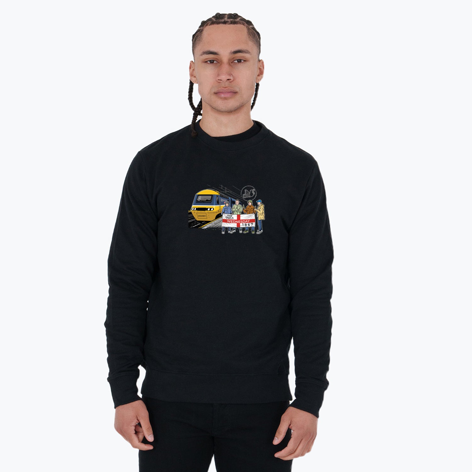 Wednesday Excursions Sweatshirt Black - Peaceful Hooligan 