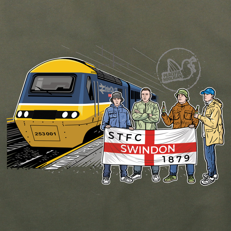 Swindon Excursions Hoodie Olive