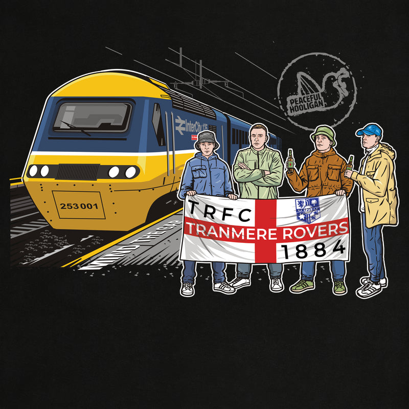 Tranmere Rovers Excursions Sweatshirt Black - Peaceful Hooligan 