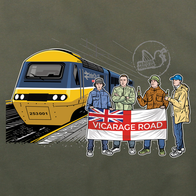 Vicarage Road Excursions Hoodie Olive