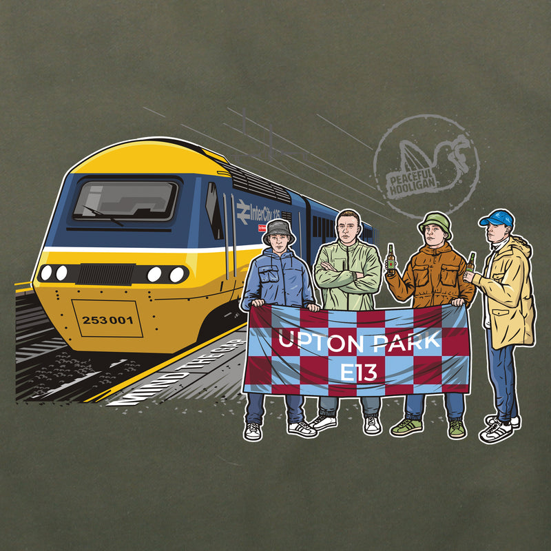 Upton Park Excursions Hoodie Olive