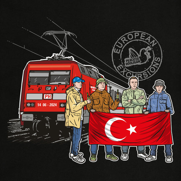 Turkey Excursions T-Shirt Black - Peaceful Hooligan 