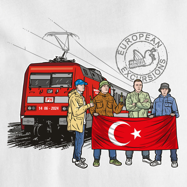 Turkey Excursions T-Shirt White - Peaceful Hooligan 