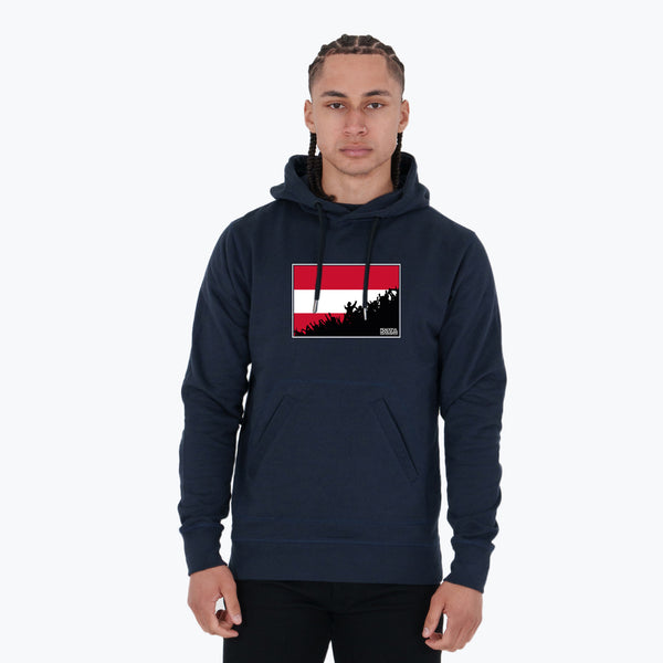 Austria Fanatics Hoodie Navy - Peaceful Hooligan 