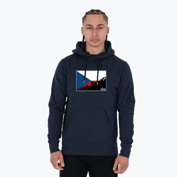 Czechia Fanatics Hoodie Navy - Peaceful Hooligan 