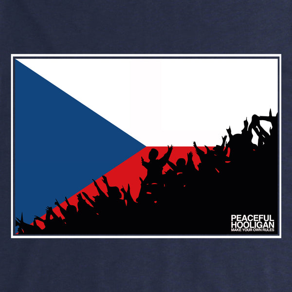 Czechia Fanatics Hoodie Navy - Peaceful Hooligan 