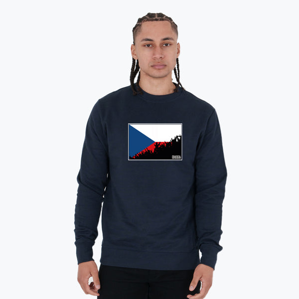 Czechia Fanatics Sweatshirt Navy - Peaceful Hooligan 