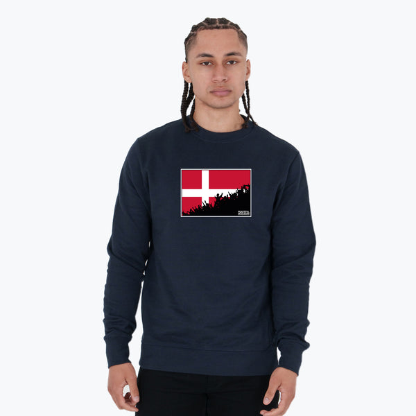 Denmark Fanatics Sweatshirt Navy - Peaceful Hooligan 