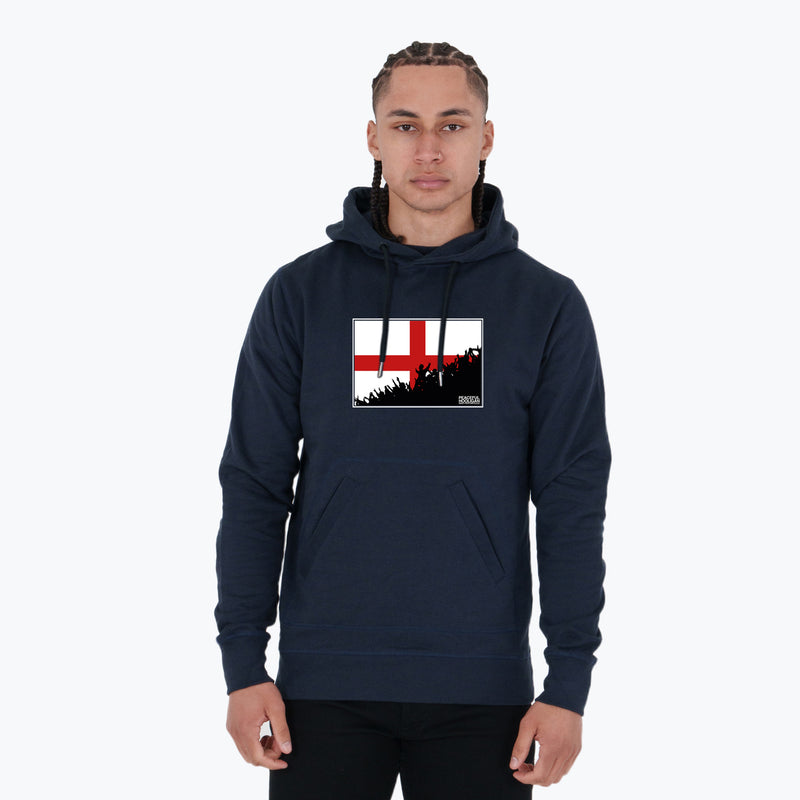 England Fanatics Hoodie Navy - Peaceful Hooligan 