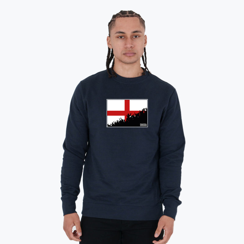 England Fanatics Sweatshirt Navy - Peaceful Hooligan 