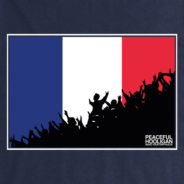 France Fanatics Hoodie Navy - Peaceful Hooligan 