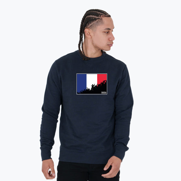 France Fanatics Sweatshirt Navy - Peaceful Hooligan 