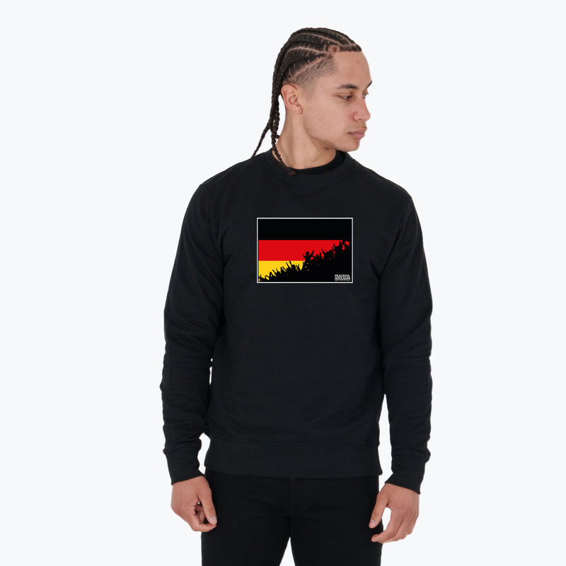 Germany Fanatics Sweatshirt Black - Peaceful Hooligan 