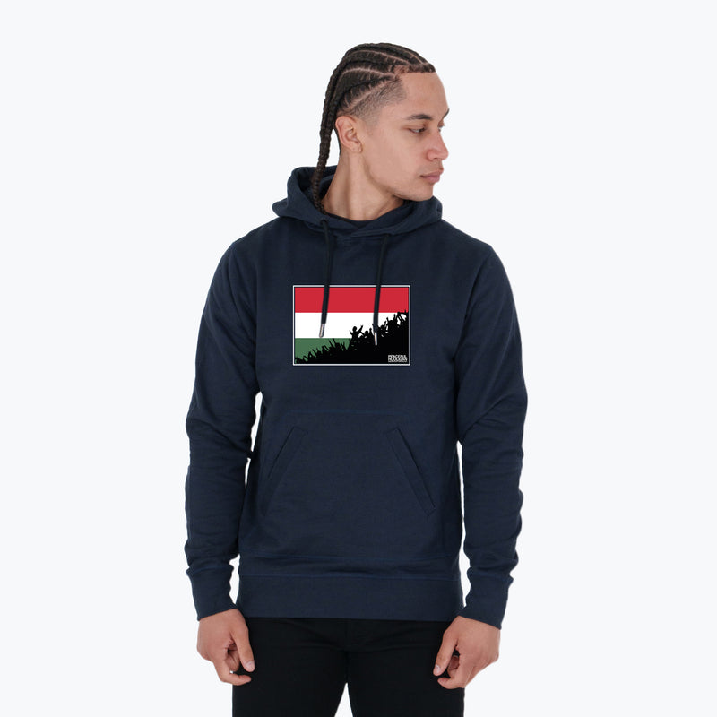 Hungary Fanatics Hoodie Navy - Peaceful Hooligan 