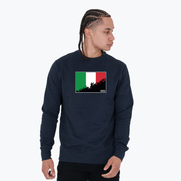 Italy Fanatics Sweatshirt Navy - Peaceful Hooligan 