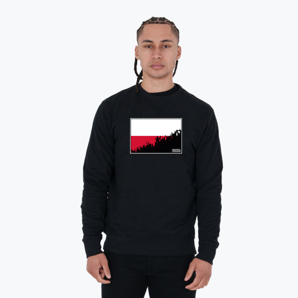 Poland Fanatics Sweatshirt Black - Peaceful Hooligan 