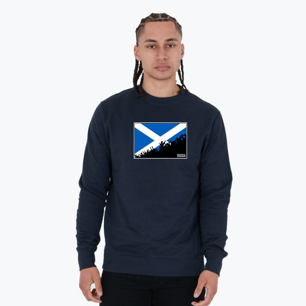 Scotland Fanatics Sweatshirt Navy - Peaceful Hooligan 