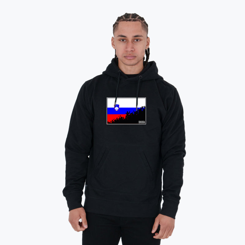 Slovenia Fanatics Hoodie Black - Peaceful Hooligan 