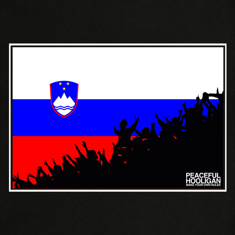 Slovenia Fanatics Sweatshirt Black - Peaceful Hooligan 