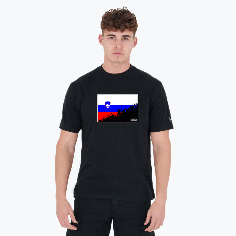 Slovenia Fanatics T-Shirt Black - Peaceful Hooligan 