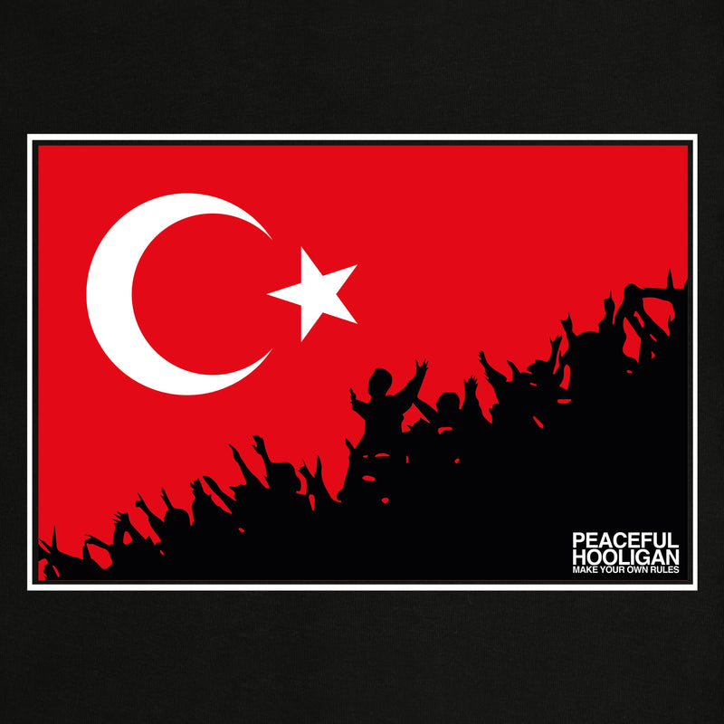 Turkey Fanatics Sweatshirt Black - Peaceful Hooligan 