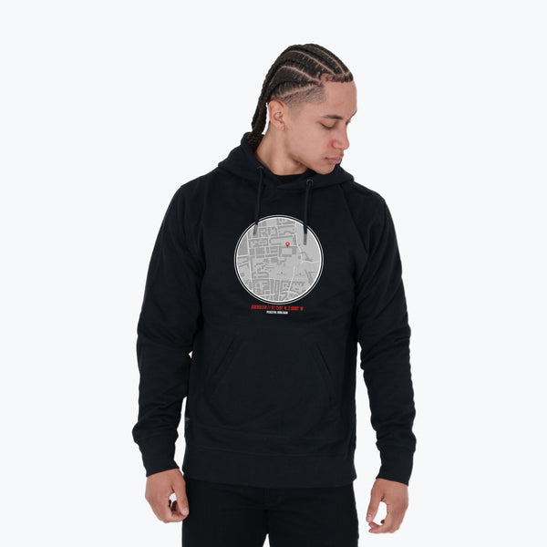 Aberdeen Location Hoodie Black - Peaceful Hooligan 