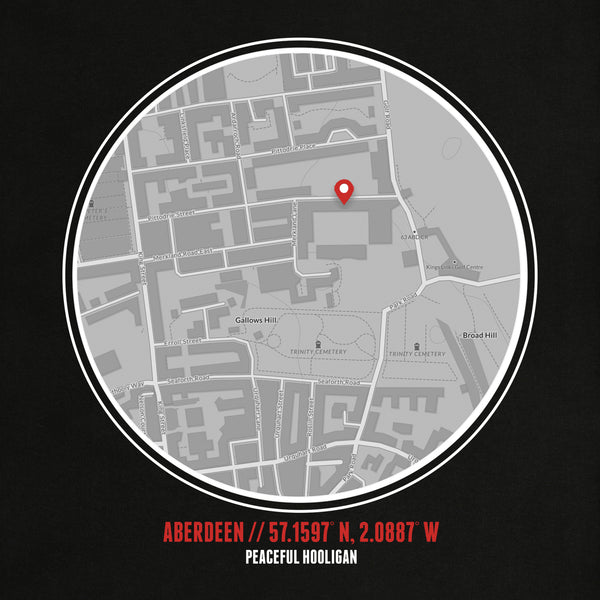 Aberdeen Location T-Shirt Black