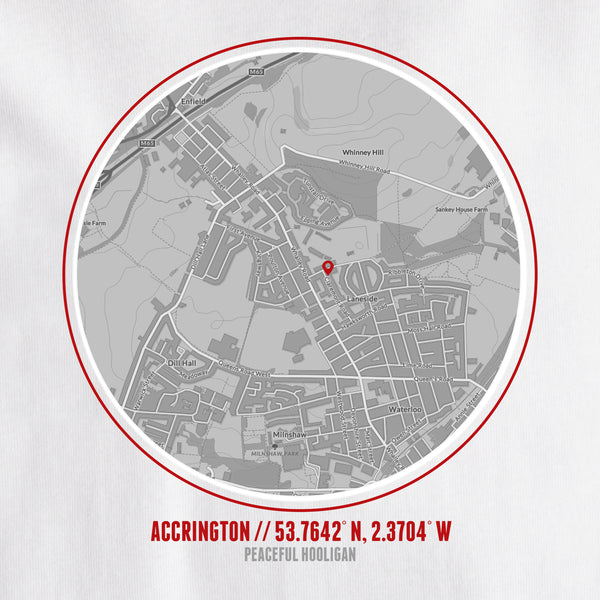 Accrington Location T-Shirt White