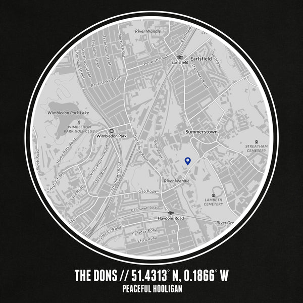 The Dons Location Hoodie Black