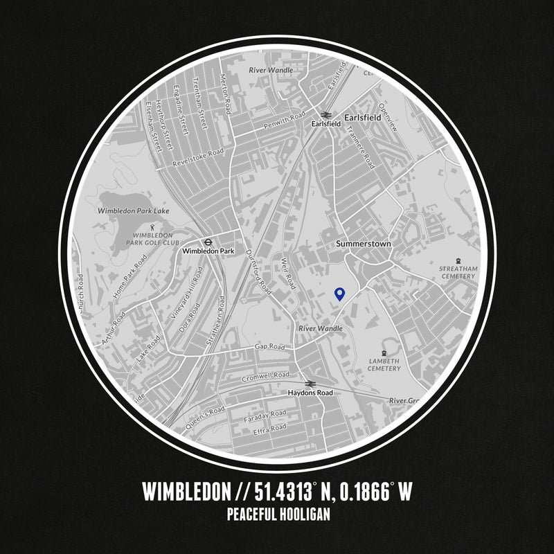 AFC Wimbledon Location Sweatshirt Black