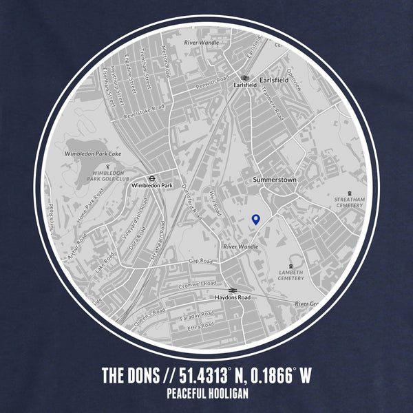 The Dons Location T-Shirt Navy