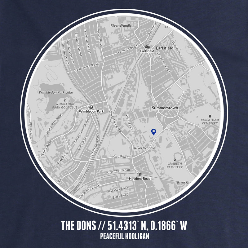 The Dons Location T-Shirt Navy