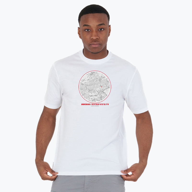 Airdrieonians Location T-Shirt White