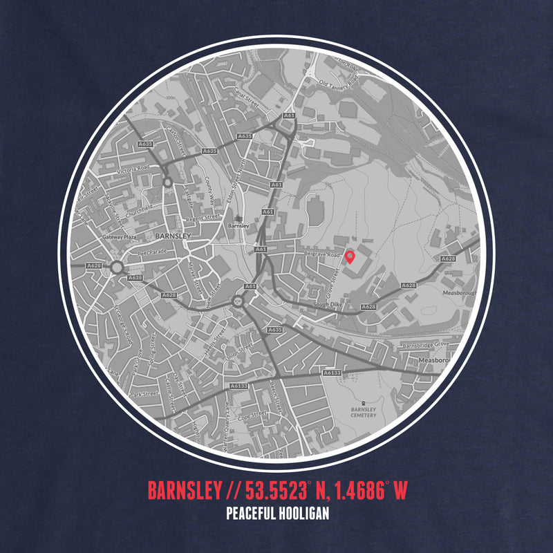 Barnsley Location Hoodie Navy