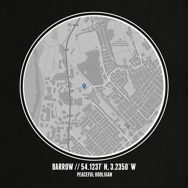 Barrow Location Hoodie Black - Peaceful Hooligan 