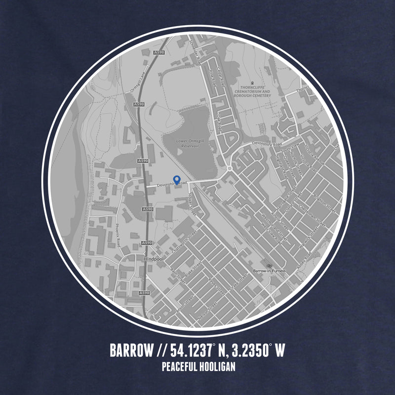 Barrow Location Hoodie Navy